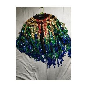 Multicolor Fringe Jacket